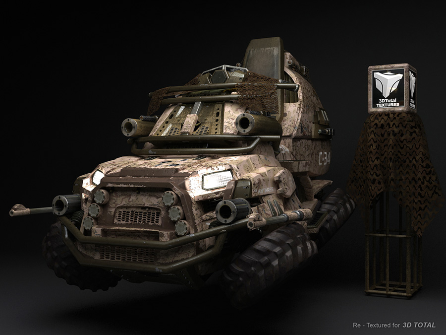 1 Making Of “Scorpion Patrol” – using 3DTotal Textures