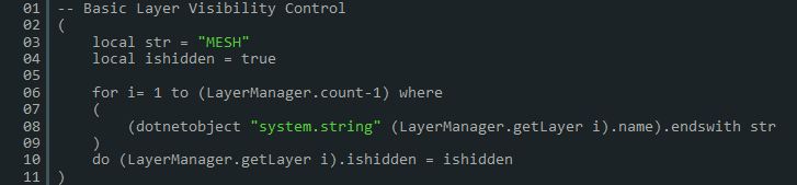 Tutorial about MaxScript