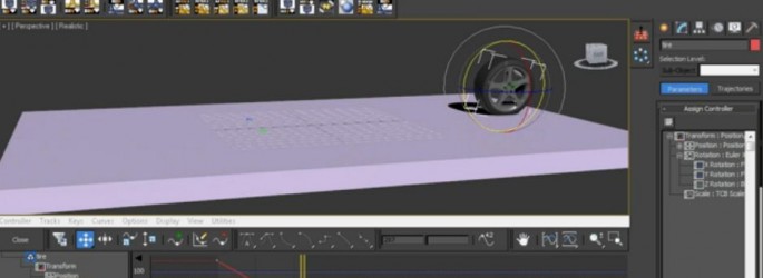 blo Tutorial for animating tire in water